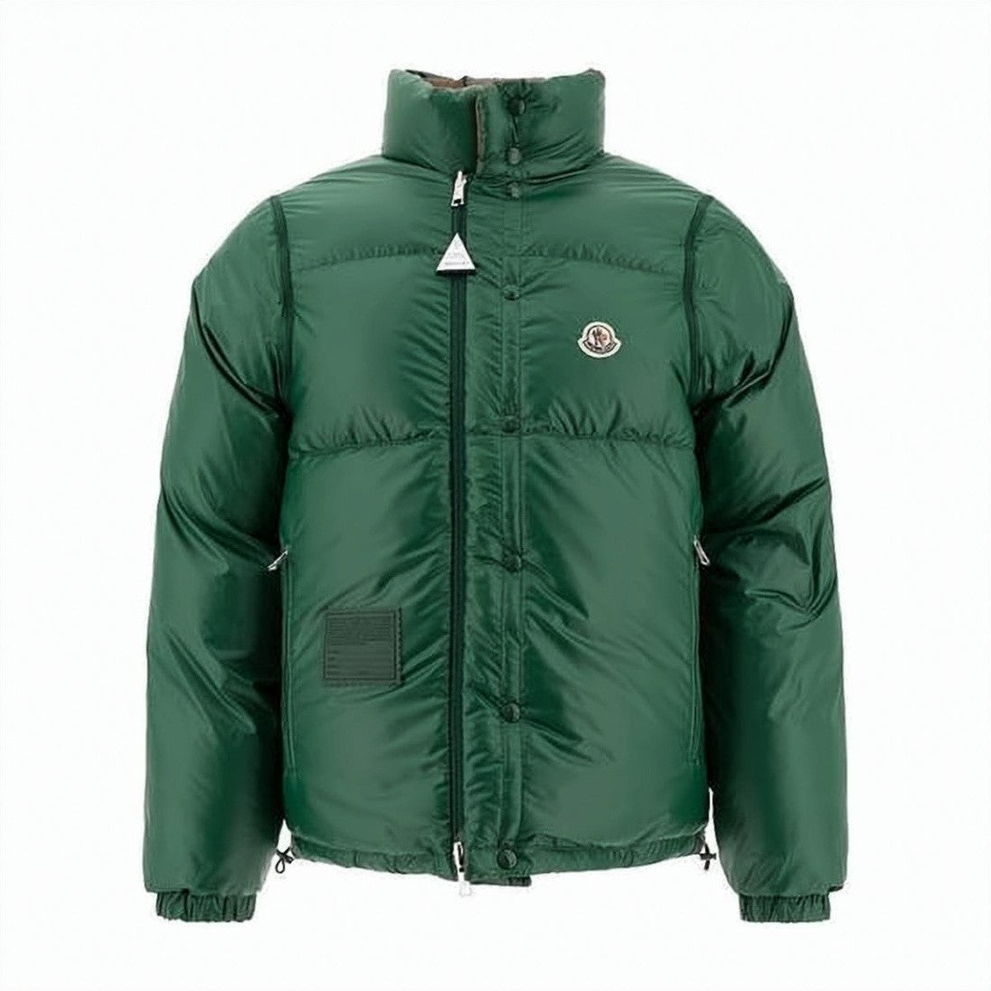 Moncler Quilted High-Collar Short Puffer Jacket With Snug Fit