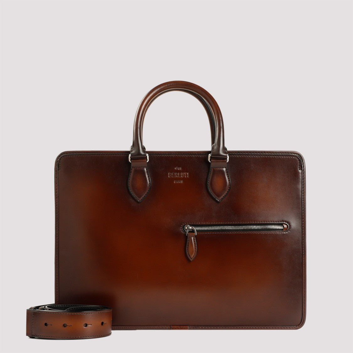Berluti Venezia Leather Handbag