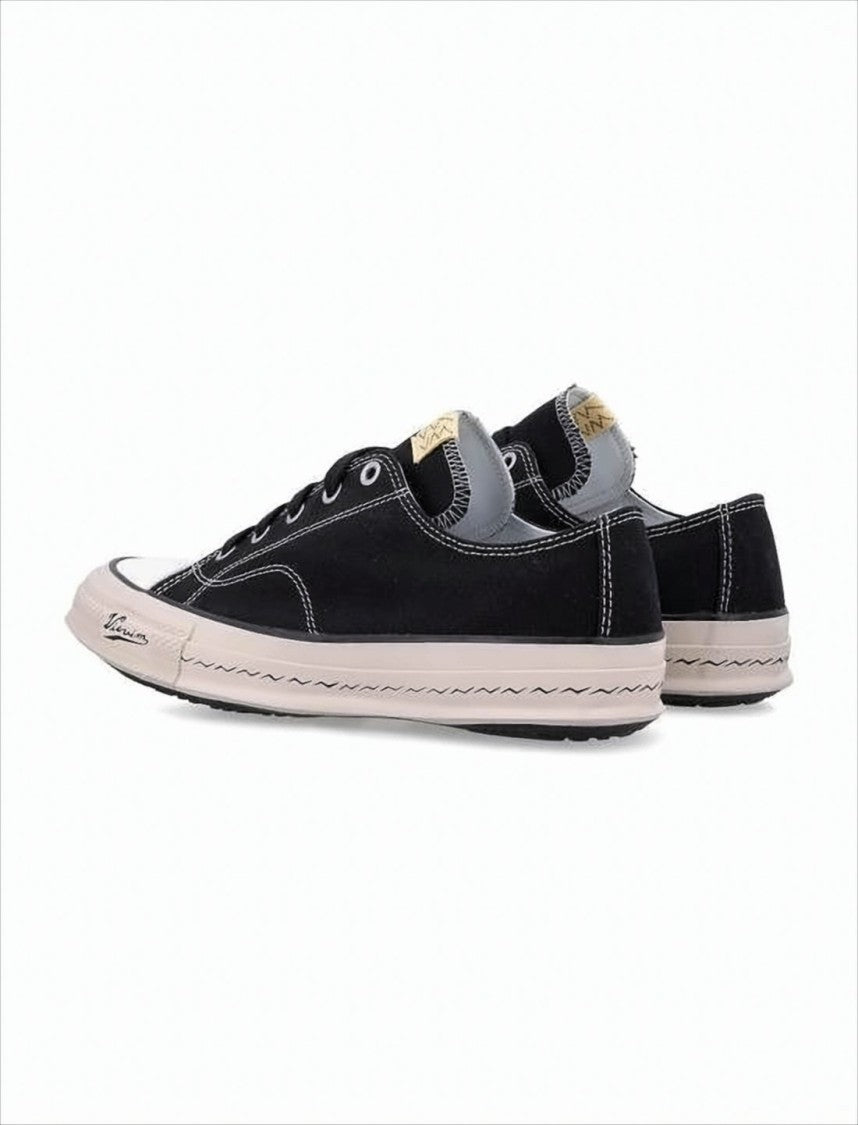 Visvim Low-Top Sneakers With Contrasting Stitching And Reinforced Toe Cap