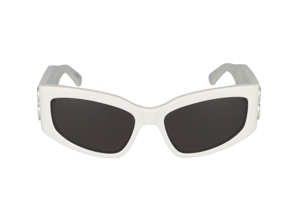 Balenciaga Sunglasses Balenciaga Bb0321s 005 White White Grey 57/17/125