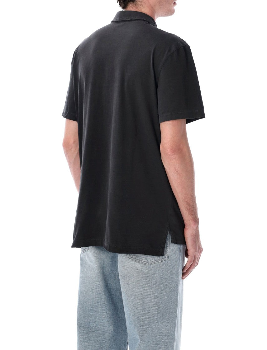 James Perse Classic Fit Sprawled Cotton Polo Shirt
