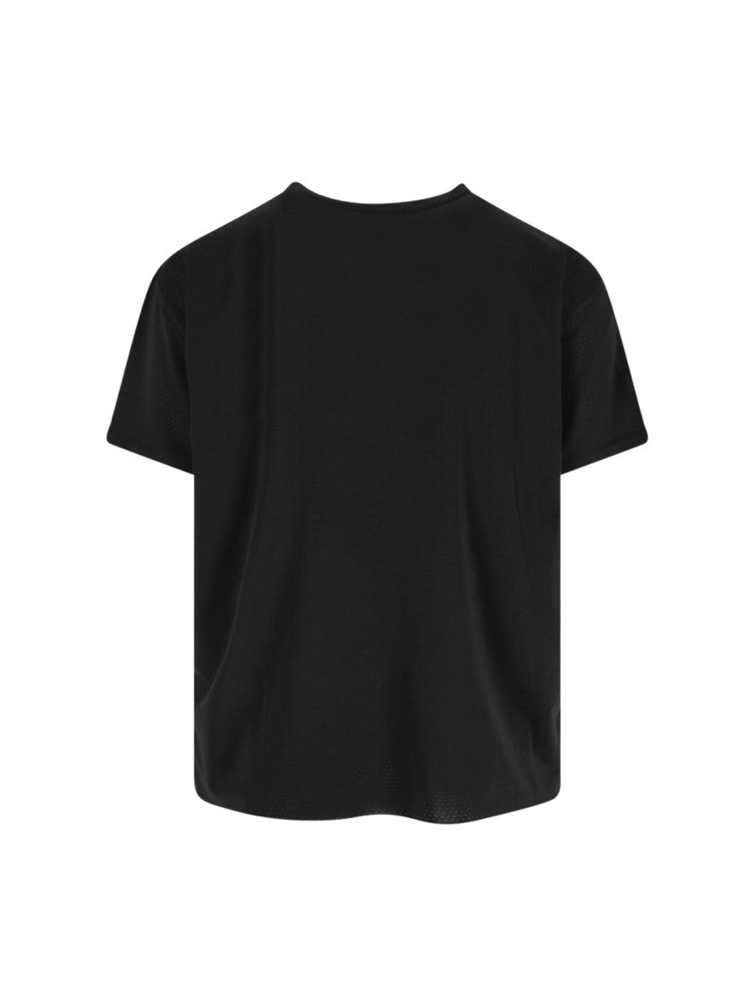 Gallery Dept. Classic Black T-Shirt With Crew Neckline And Short Sleeves