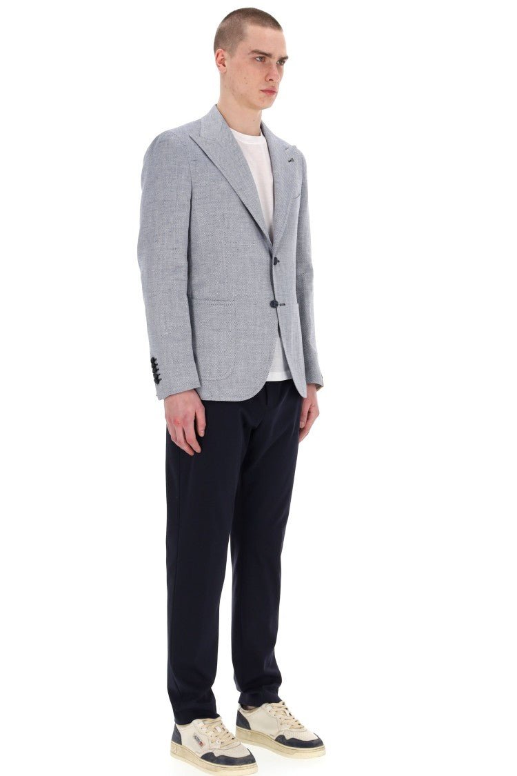 Tagliatore Pino Lerario Line Linen-Cotton Jacket