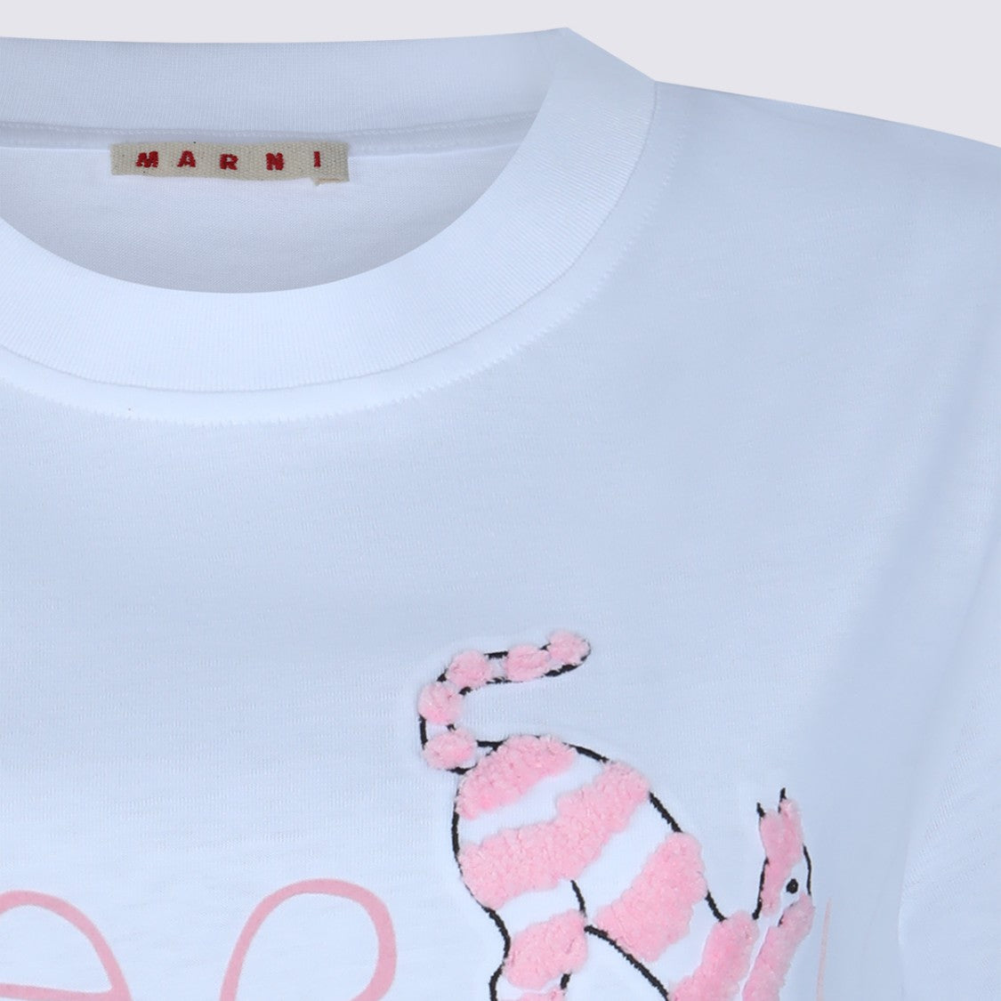 Marni White Cotton T-Shirt