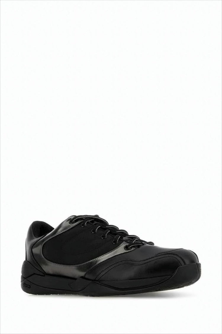 Our Legacy Streamlined Black Sneakers With Panel Detailing