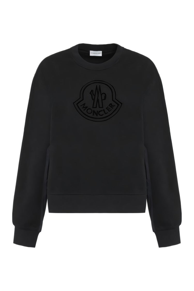 Moncler Black Long-Sleeve Top