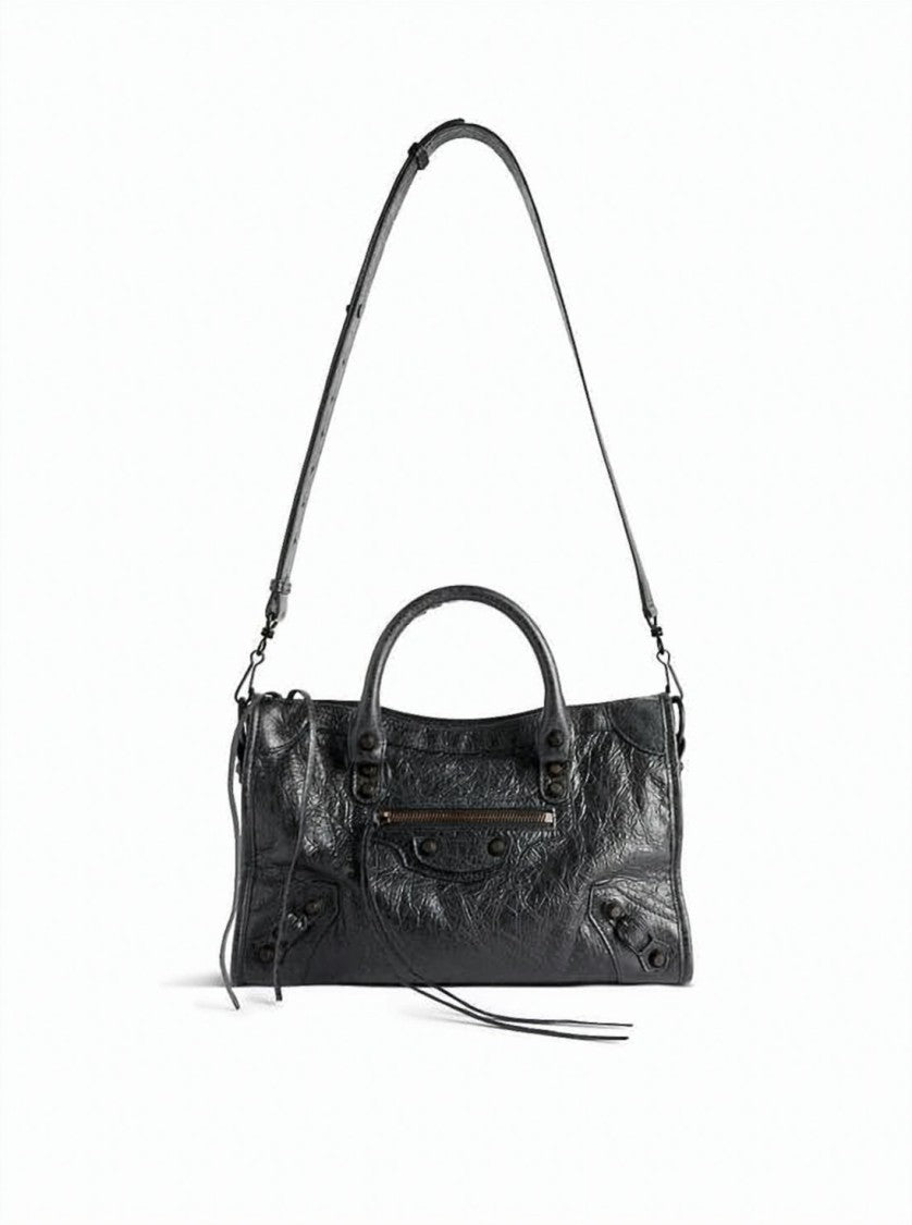 Balenciaga Volcanic Rock Le City Small Lambskin Bag