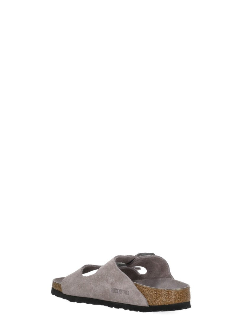 Birkenstock Lilac Arizona Bs Suede Sandals