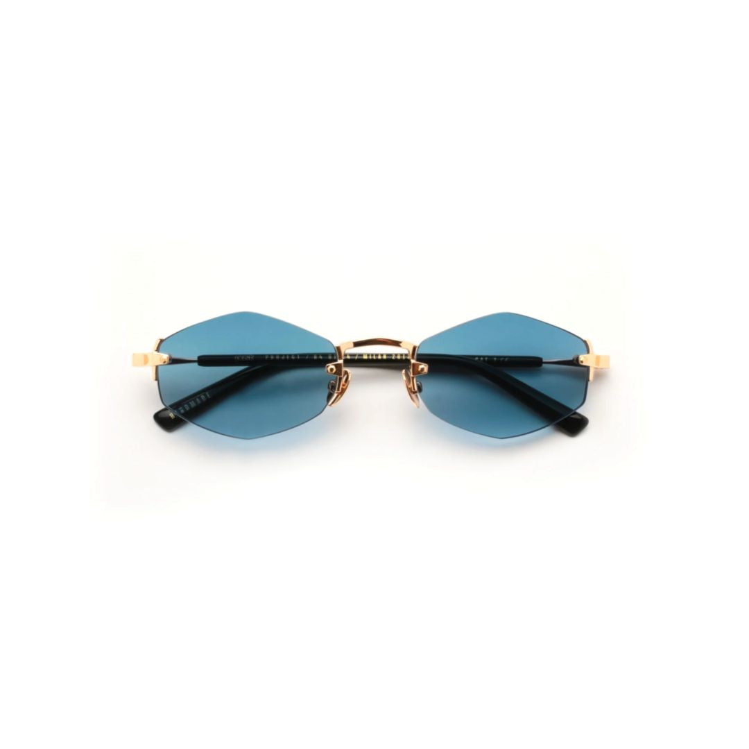 Gast Lunar Sunglasses With Uniquely Shaped Blue Lenses