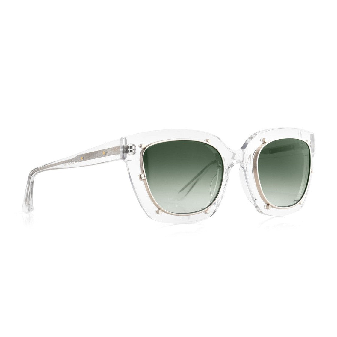 Robert La Roche Transparent Fornicate Rlr S284 Acetate Sunglasses