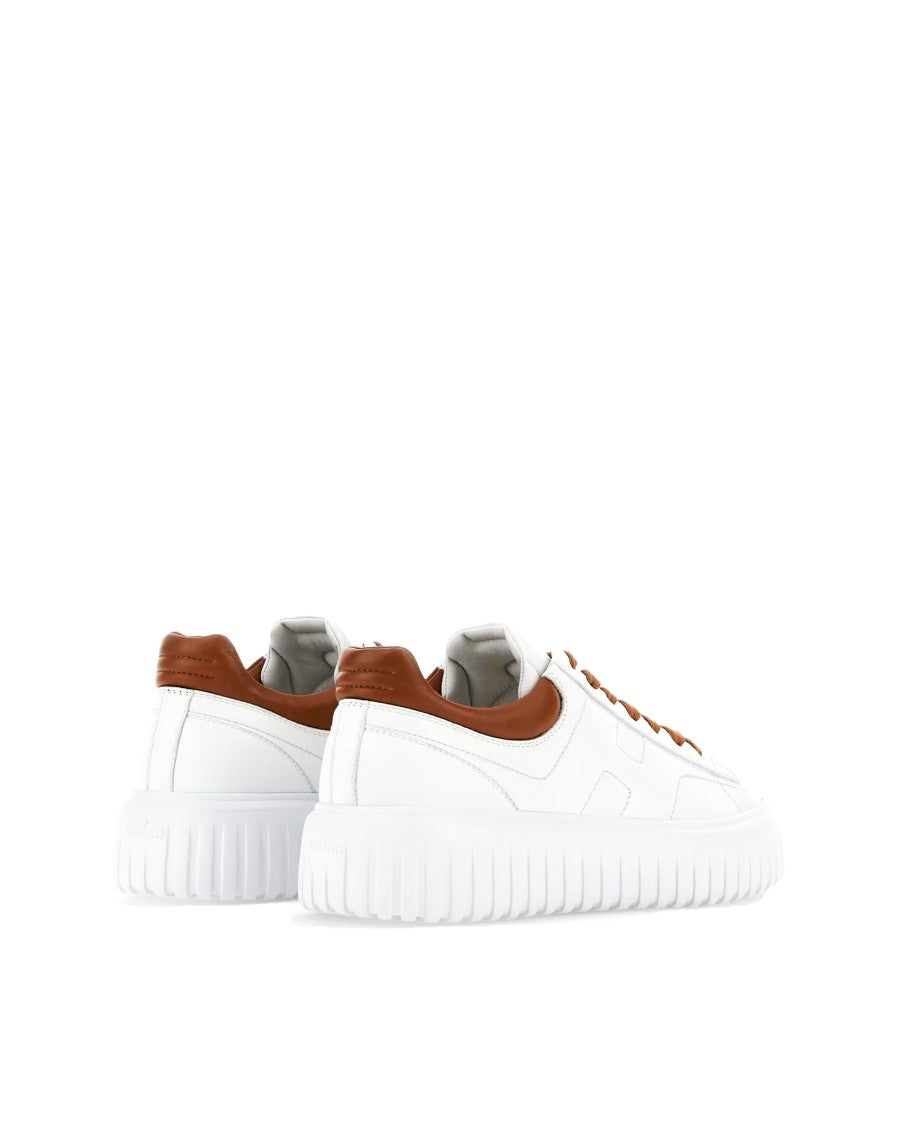 Hogan H-Stripes Sneakers White/Brown