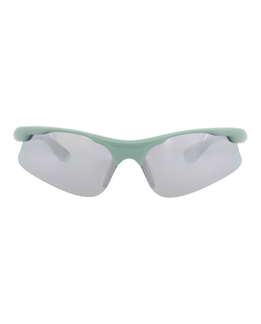 Gucci Shield-Frame Injection Sunglasses