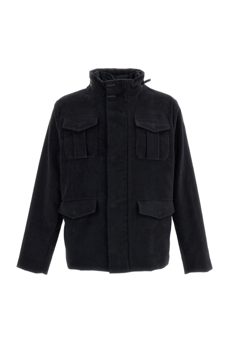 Rrd Blue Moleskin Duck Down Field Jacket