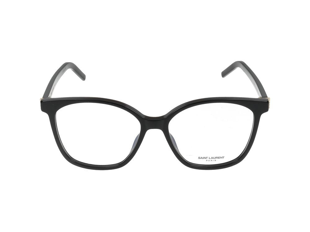 Saint Laurent Eyeglasses Sl M162 001 Black Black Transpare 55/16/145