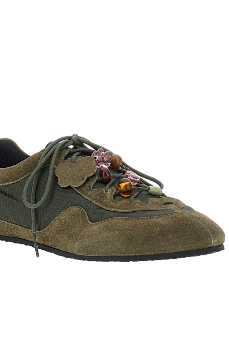 Cecilie Bahnsen Blaise Sneakers Suede Nylon