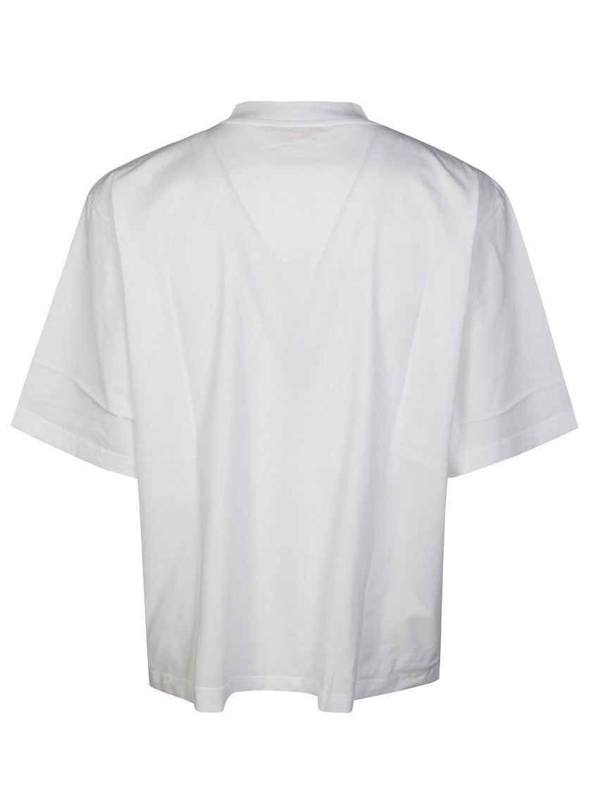 Marni Graphic Print T-Shirt With Leaping Hare Design