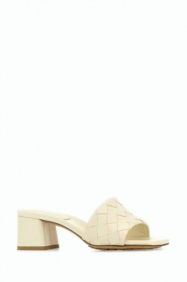 Bottega Veneta Woven Lambskin Leather Mule