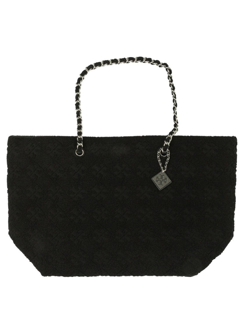 Tory Burch Soft-Texured Chain Tote With Embossed Detailing