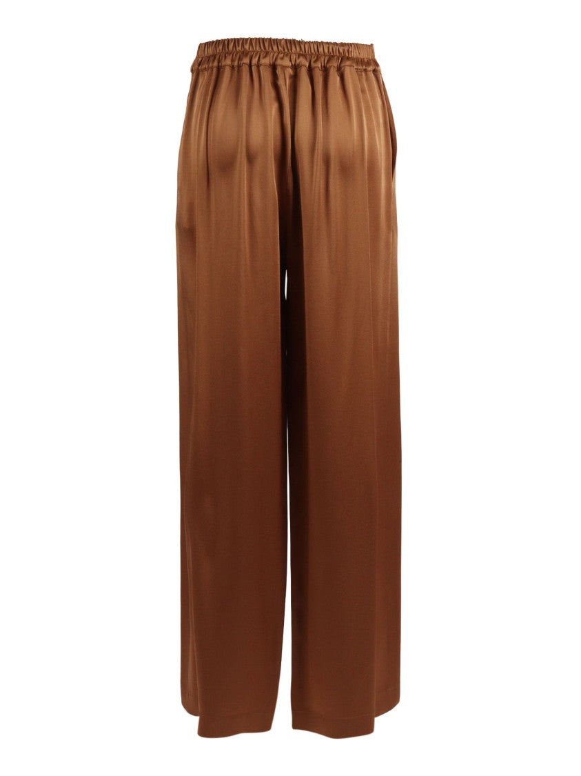 Clips High Waisted Fluid Straight-Leg Pants