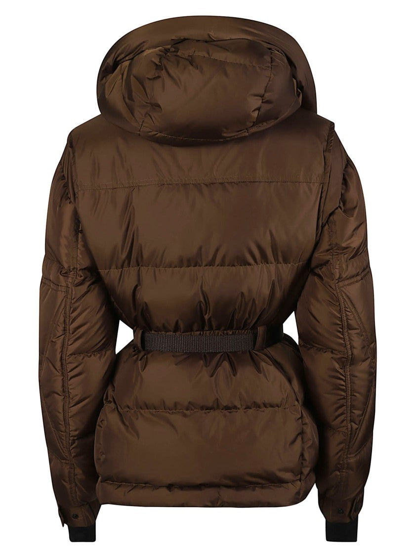 Moncler Grenoble Salastrains Fur-Trimmed Hooded Down Jacket
