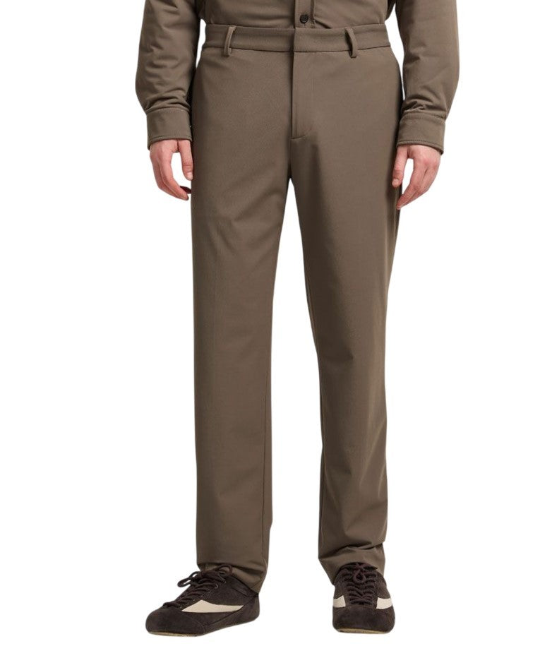 Emporio Armani Stretch Nylon Chino Trousers With Refined Details