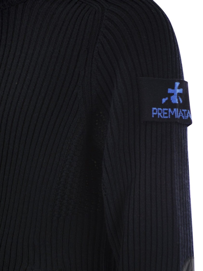 Premiata Wool Cardigan With Zip