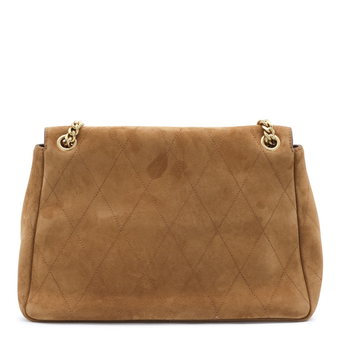 Tory Burch Caramel Suede Shoulder Bag