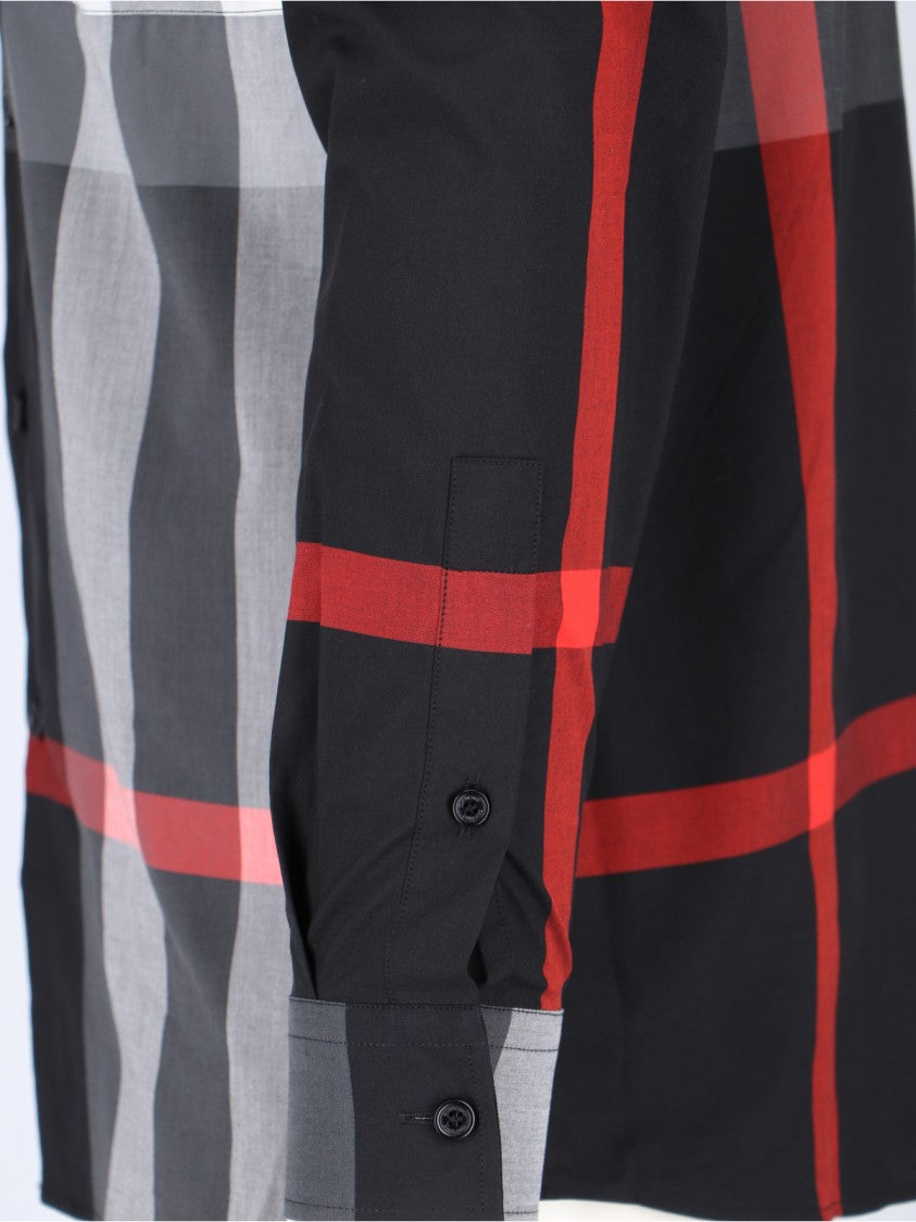 Burberry "Check" Shirt – Black