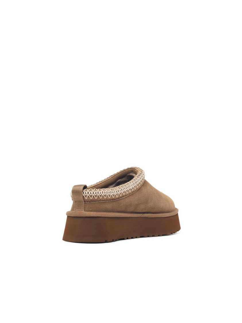 Ugg Light Bronze Tazz Ii Suede Slippers