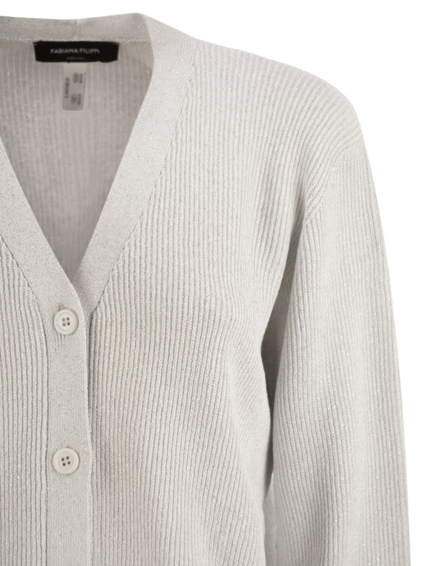 Fabiana Filippi English Ribbed Cardigan