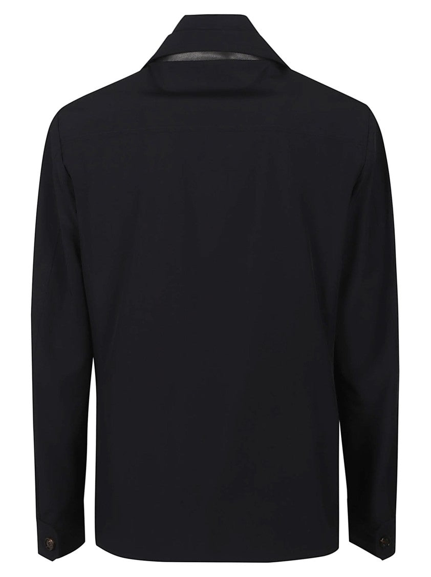 Moorer Volmer-Kn Double-Breasted Polyamide Peacoat