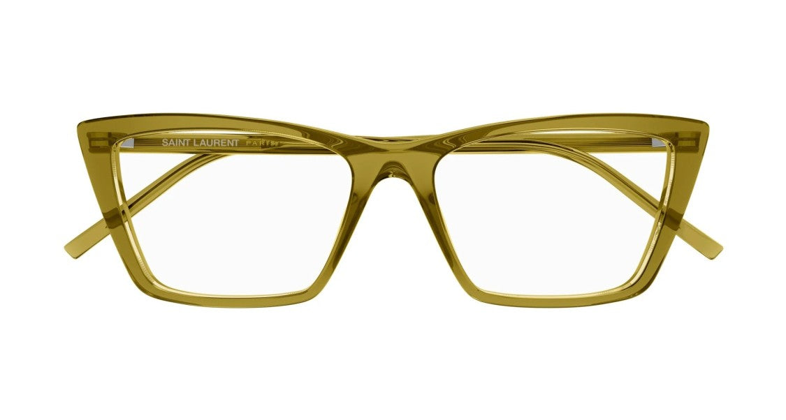 Saint Laurent Eyeglasses Saint Laurent Sl 737 Mica Thin Opt 006 Green Green Transpare 54/16/145