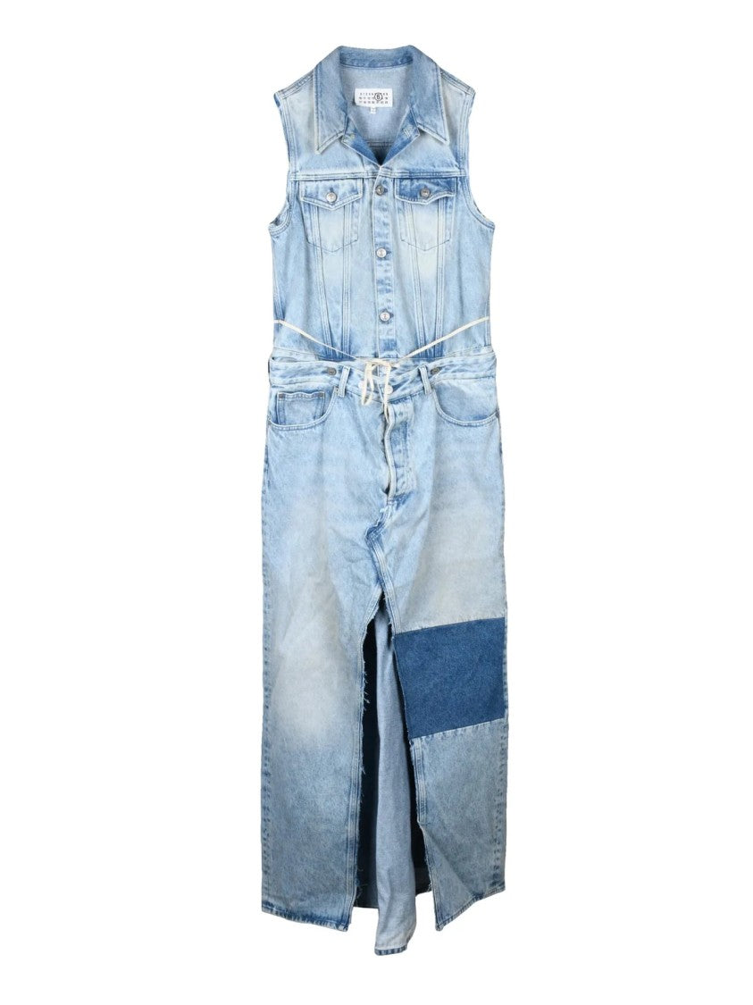 Maison Margiela Light Blue Separable Denim Jumpsuit