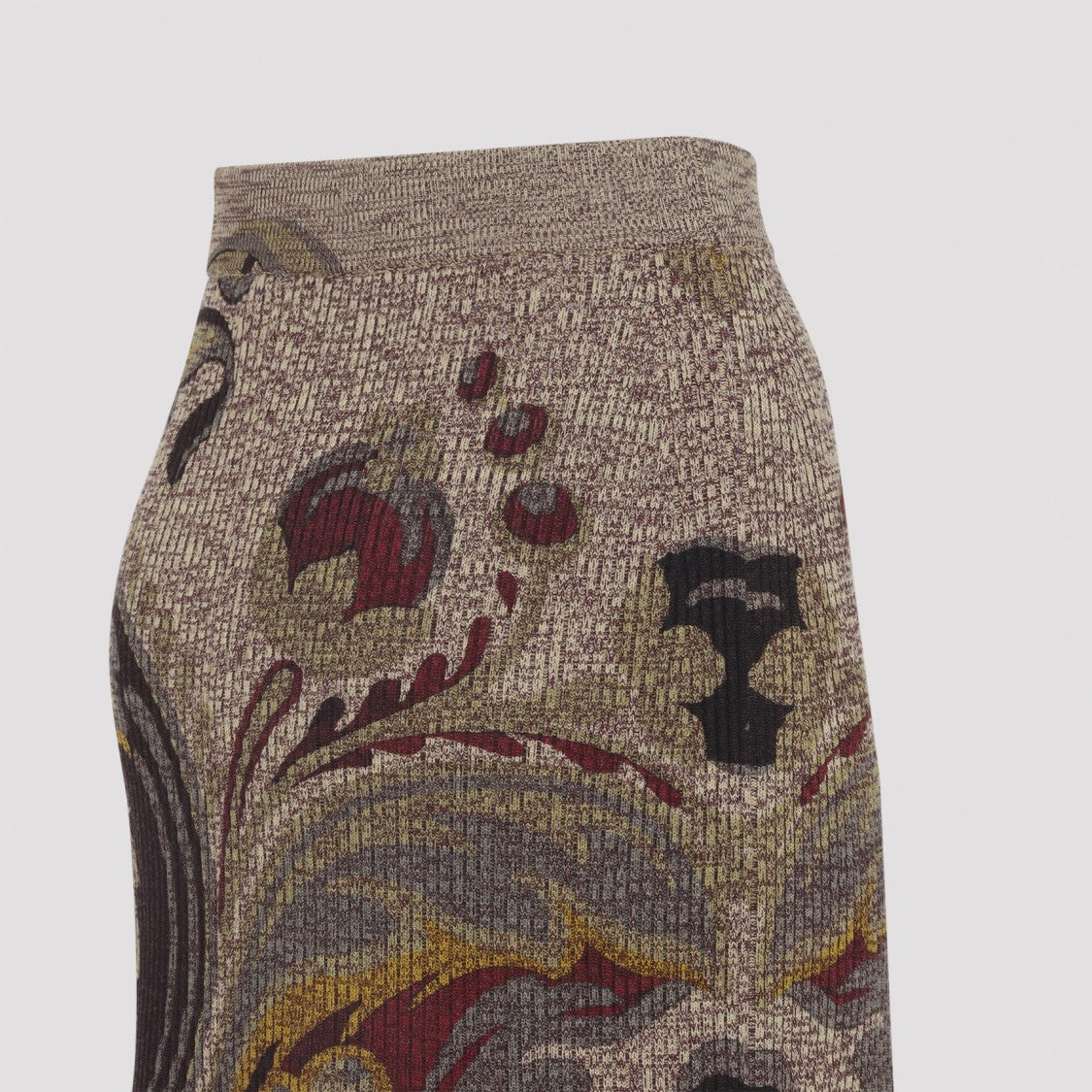 Etro Midi Trumpet Knit Skirt