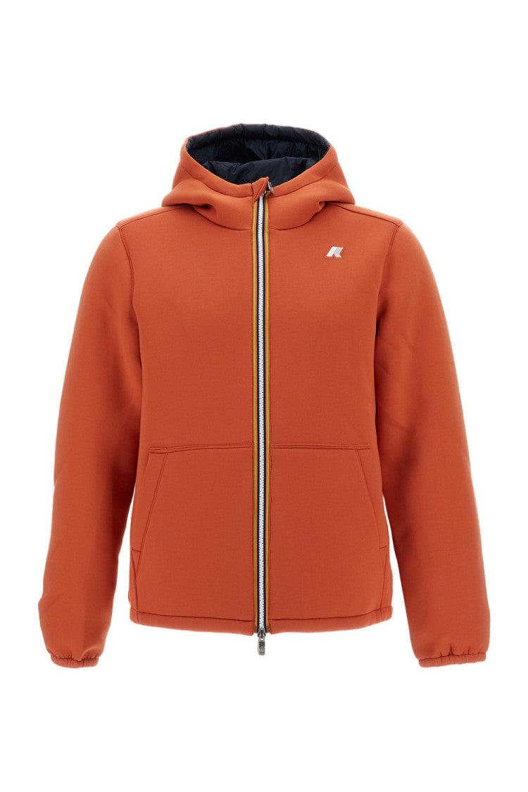 K-Way Orange / Blue Jack Spacer Reversible Technical Jacket
