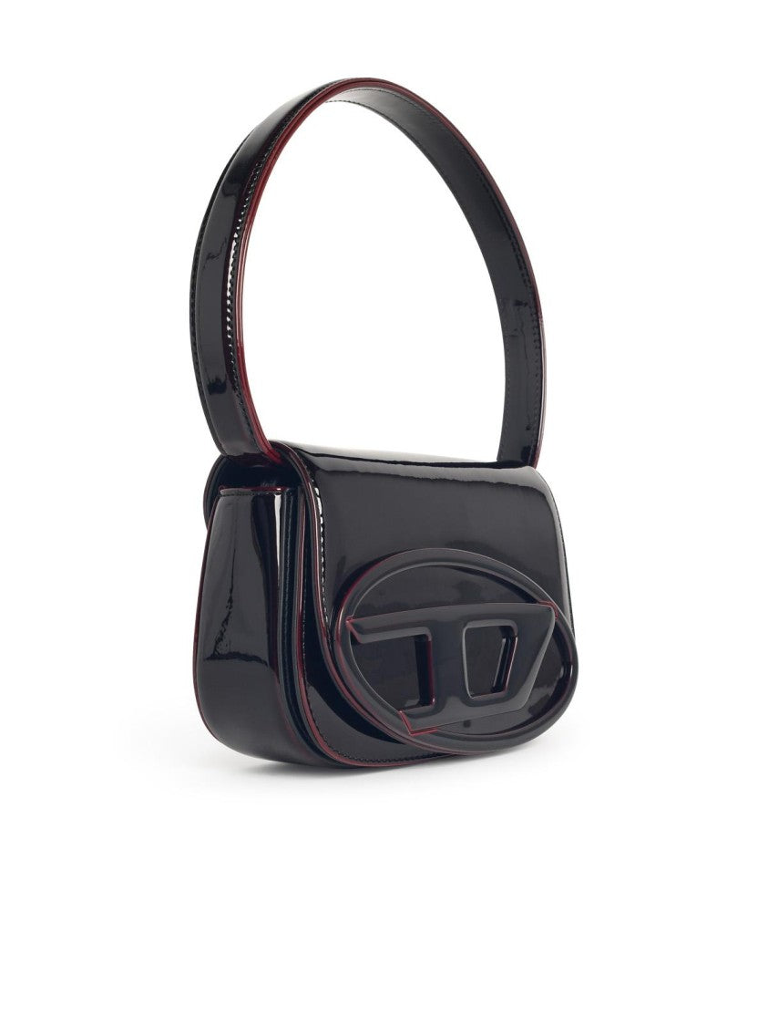 Diesel '1Dr' Burgundy Liquid Effect Polyurethane Bag