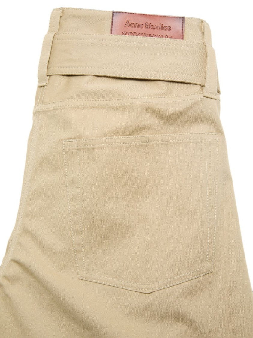 Acne Studios High-Waist Wide-Leg Belted Jeans