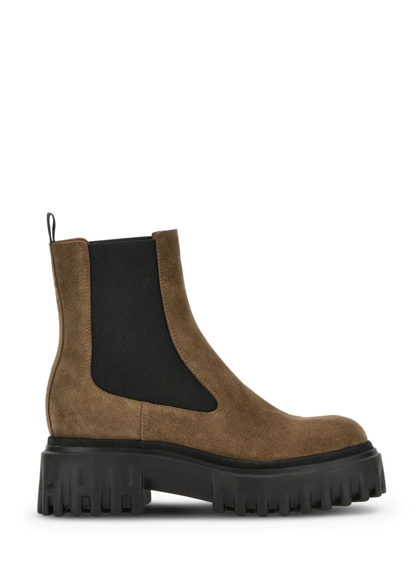 Hogan Chunky Sole Calfskin Chelsea Boots