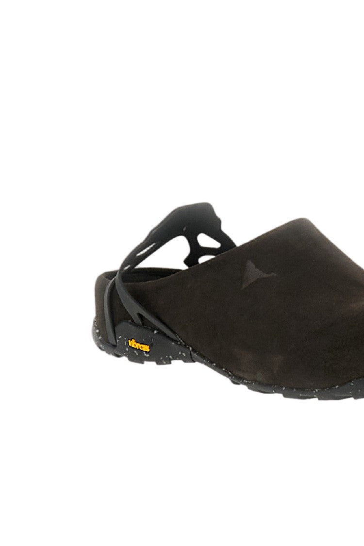 Roa Brown Fedaia Suede Clogs