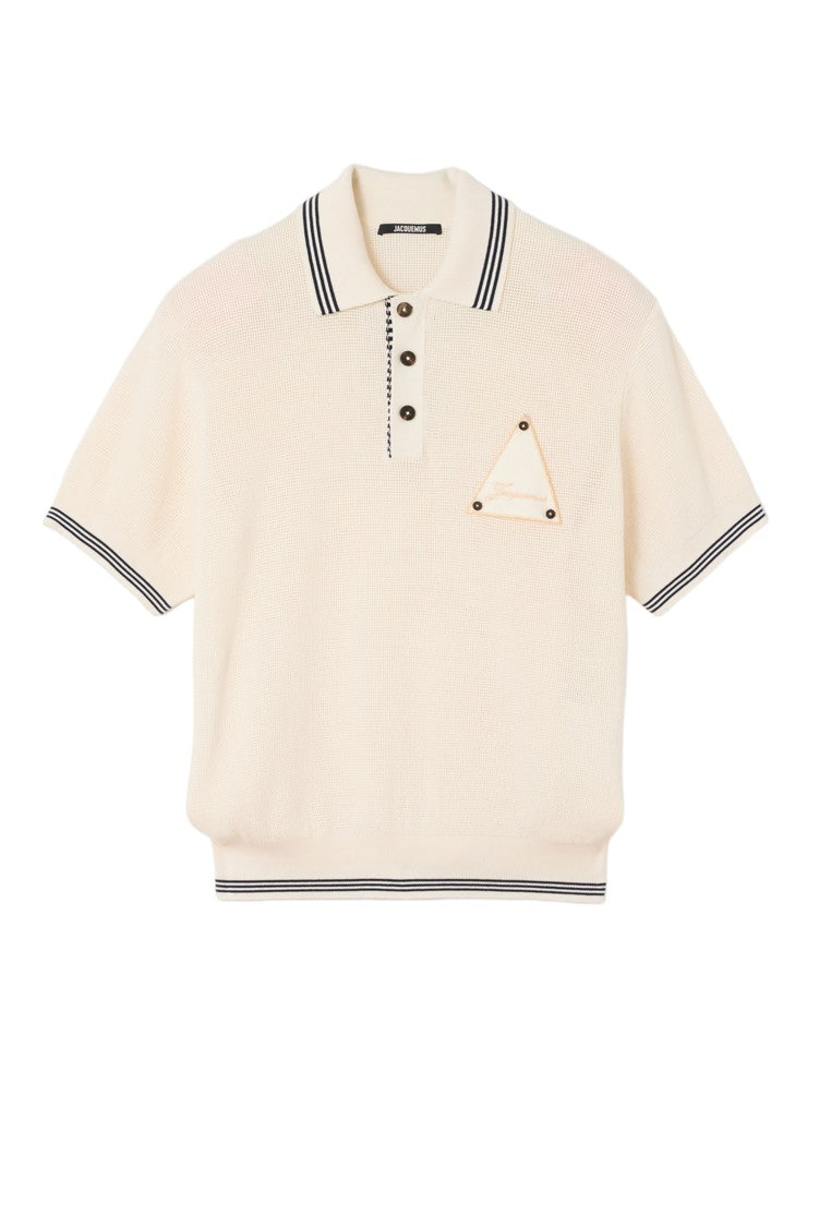 Jacquemus Voilier Silk-Cotton Polo Shirt