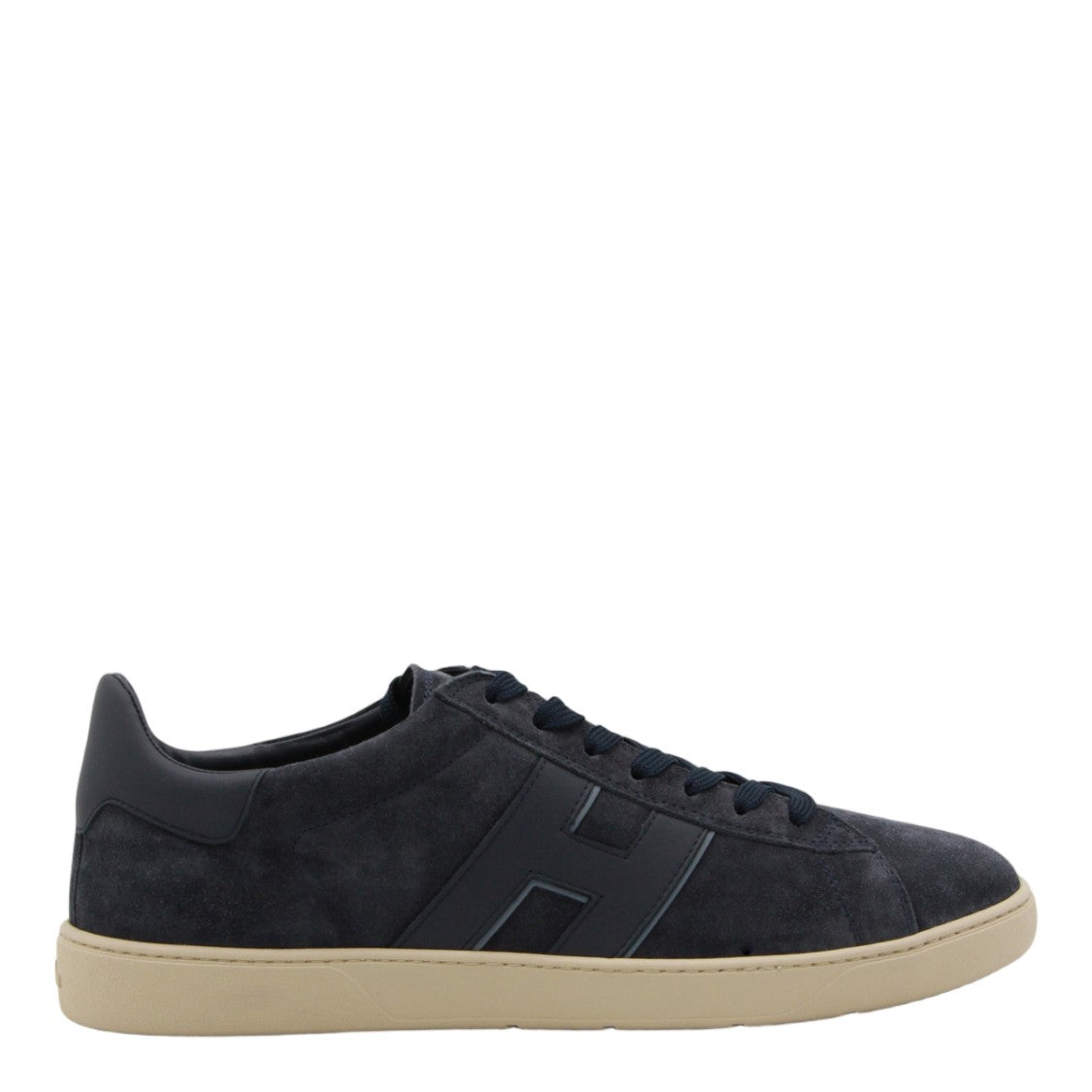 Hogan Low-Top Suede Sneakers With Stitched Detailing