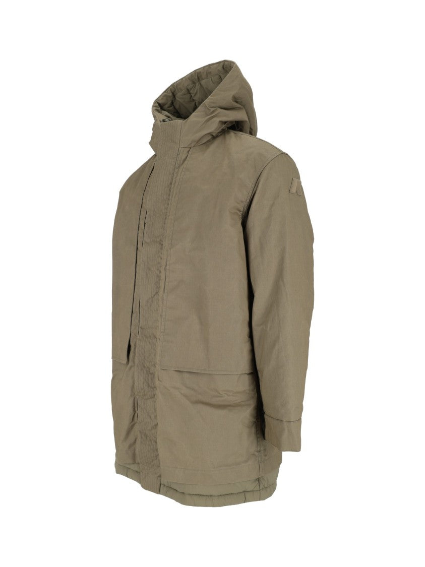 K-Way Curti Wax Cotton Nylon 3/4 Jacket