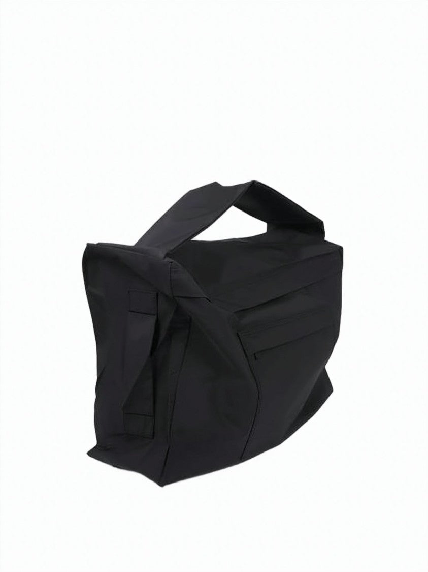 Homme Plissé Issey Miyake Rectangular Shoulder Bag With Wide Strap And Zippered Pocket