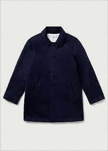 One Of These Days Navy Blue Suit Jacket With Minimalist Design