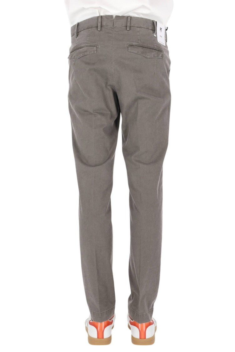 Pt Torino Master Fit Faded Cotton Trousers