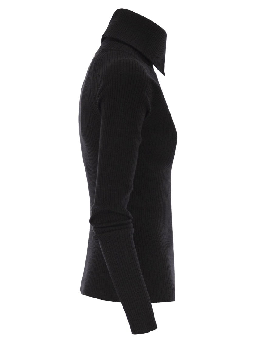 Sportmax Pinna - High-Neck Jumper With Zip