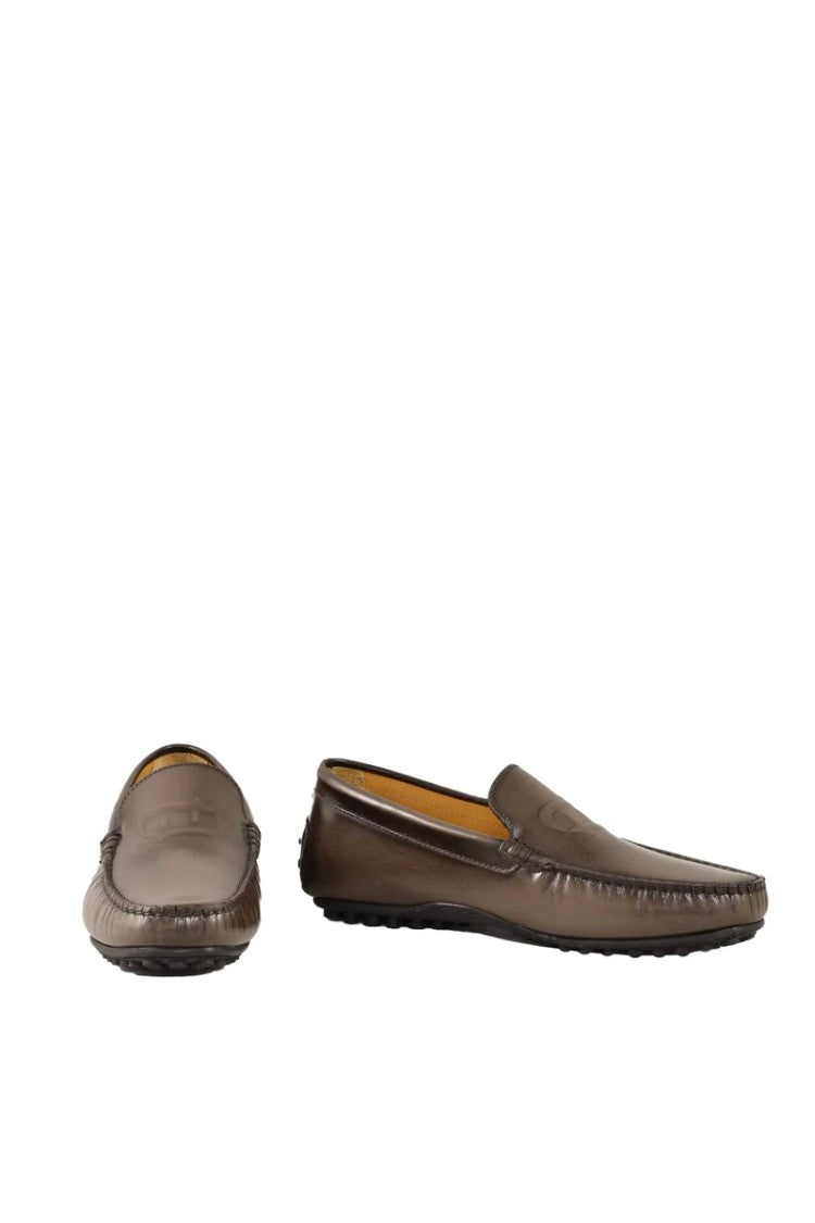A.Testoni Rubber Sole Loafer - Taupe