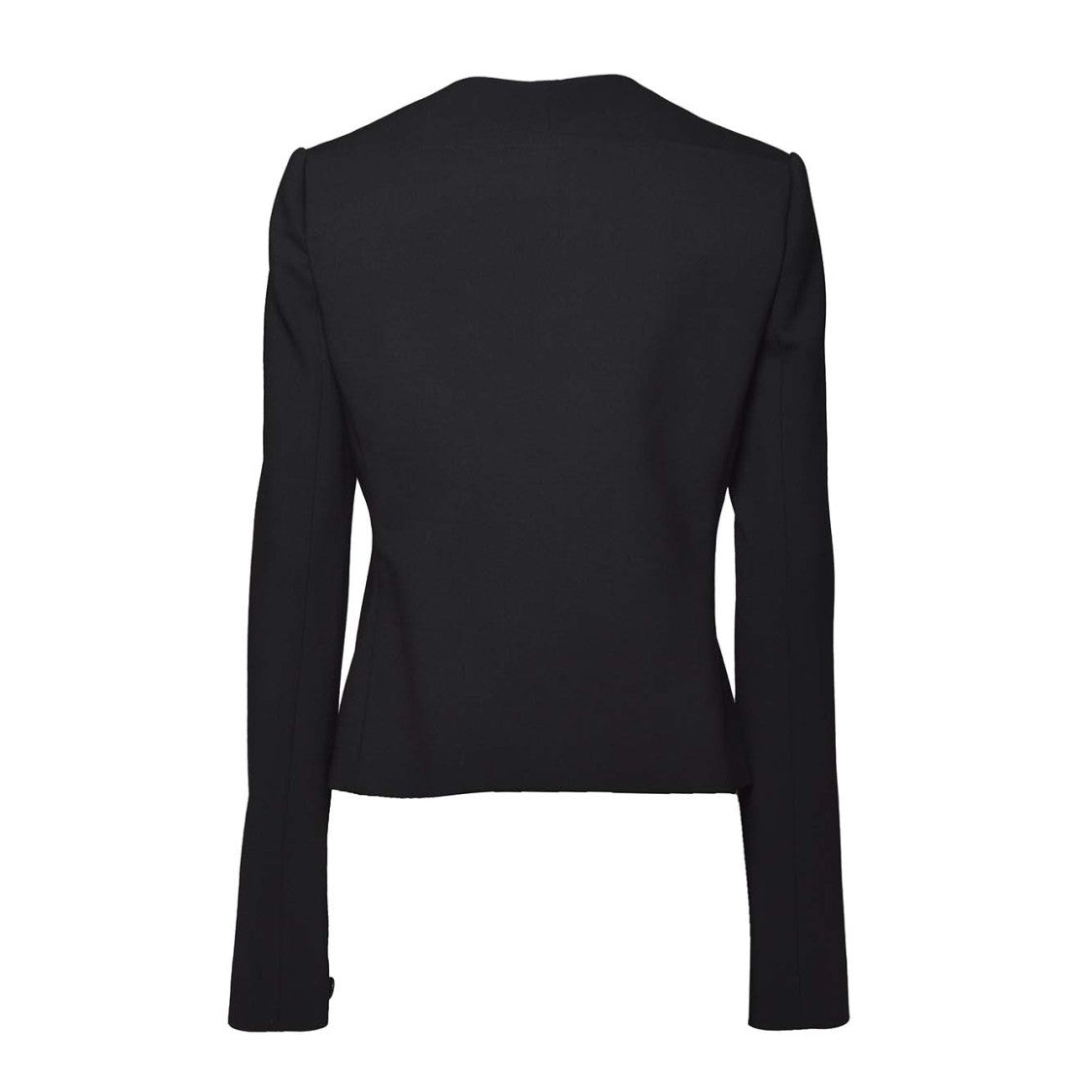 Courrèges Sartorial Oblique Jacket In Black Wool