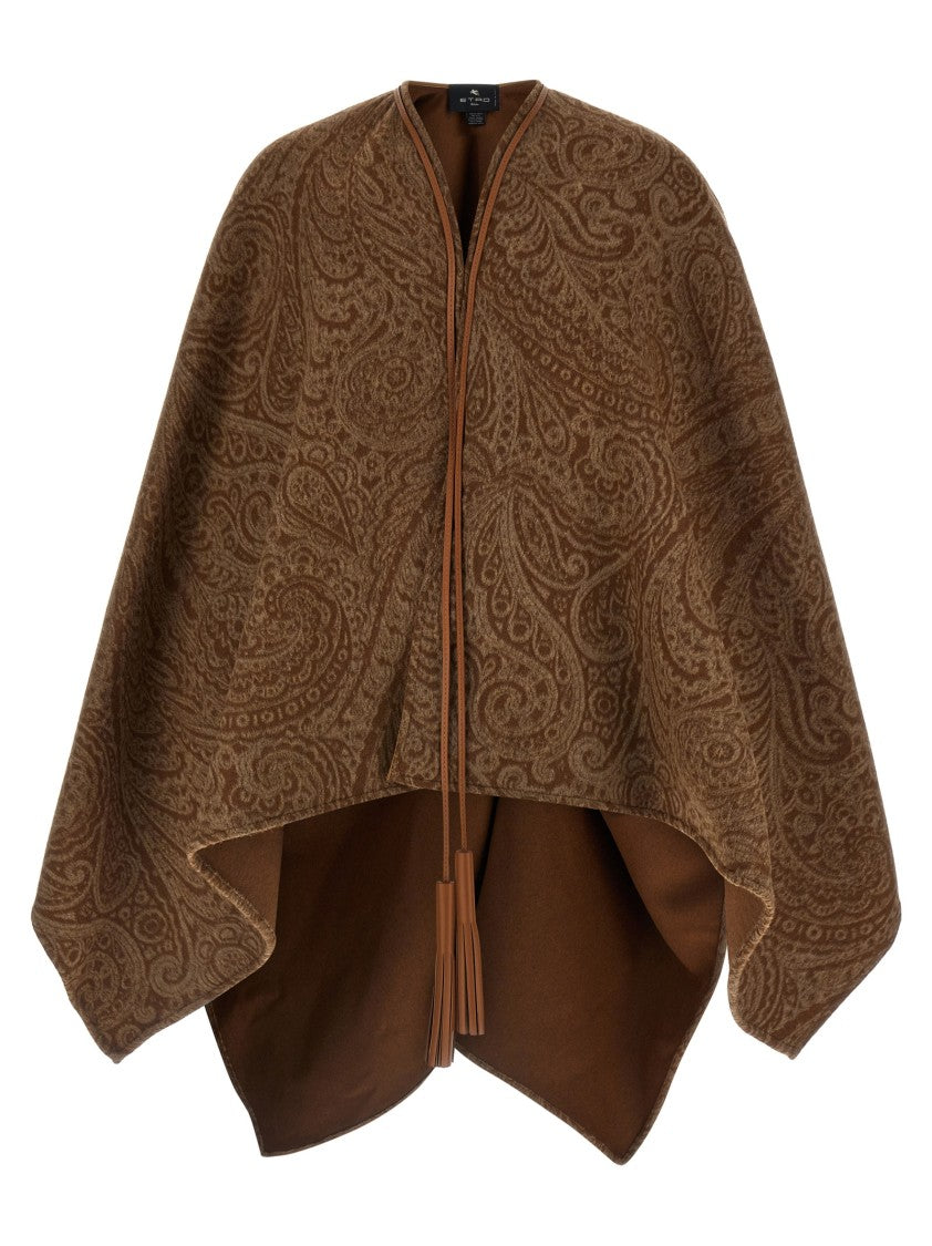 Etro Paisley Pattern Cape