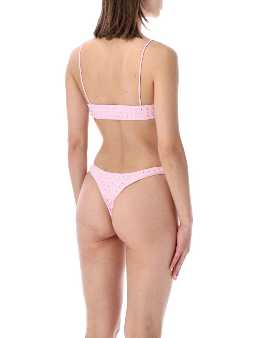 Swim By Di Crystal Bikini Pink Embellished Bikini